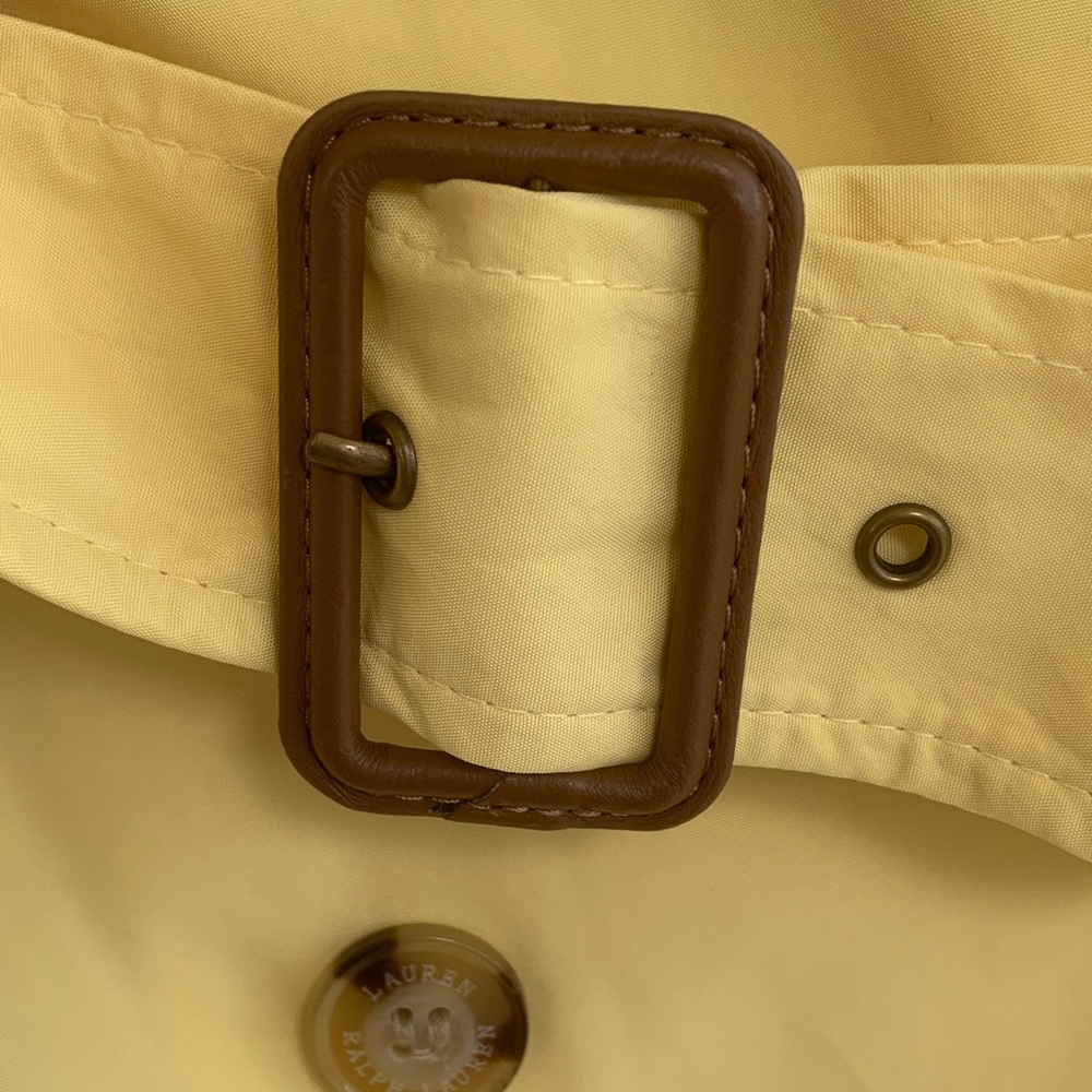 Ralph Lauren Sunny Yellow Trench Coat - Picture 6 of 6